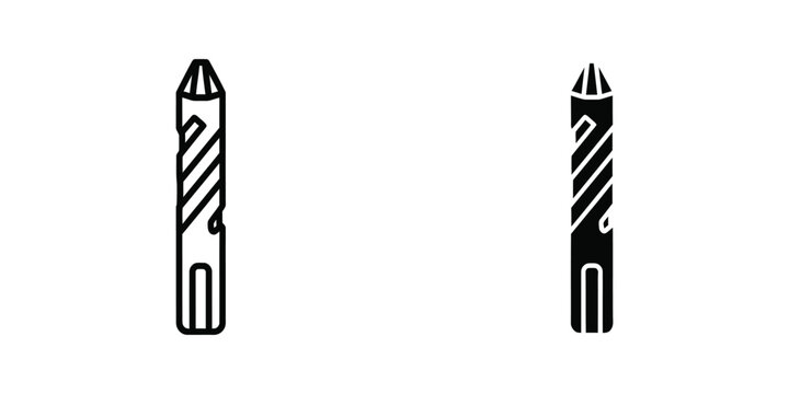 Comparison of two different types of drill bits designed for various drilling tasks