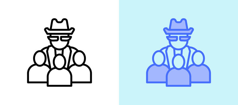 Organized Crime whitegreen icon