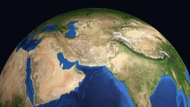 Global Zoom Animation to the Pentagon and Major North American Cities