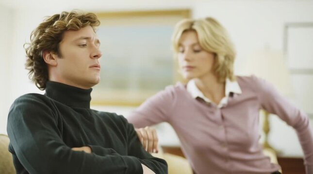 Family tension: enforced silence. Spouses "play" the silent game. Passive aggression due to unfaithfulness