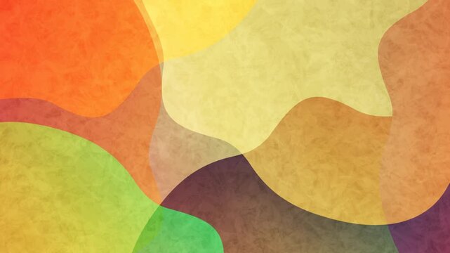 Abstract background with fluid organic shapes and colorful paper texture