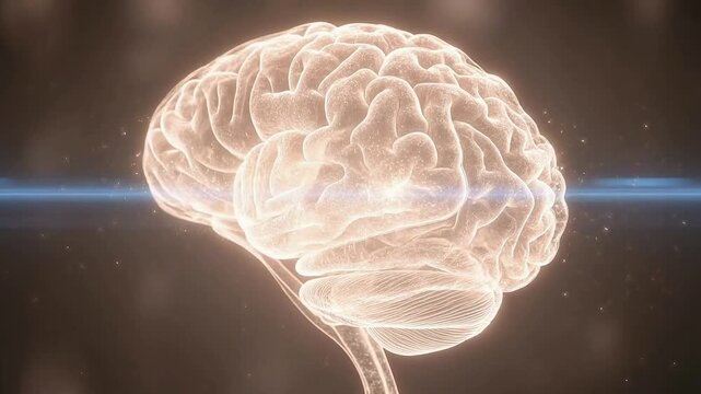 Brain Visualization - A Detailed Digital Representation.