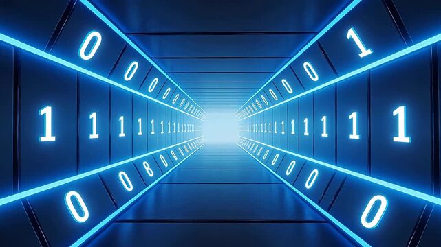 Digital binary code tunnel