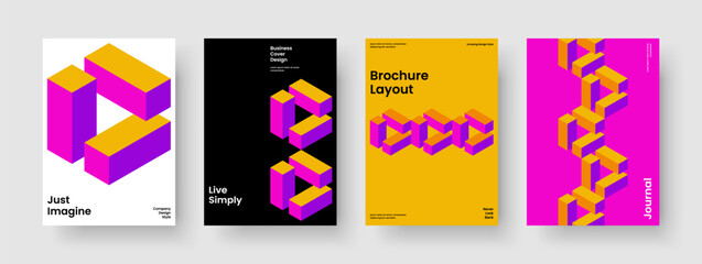 Obraz premium Creative Flyer Layout. Modern Business Presentation Template. Geometric Background Design. Report. Banner. Brochure. Book Cover. Poster. Pamphlet. Portfolio. Leaflet. Magazine. Handbill. Newsletter