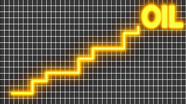 Financial algorithm concept with golden step graph on cyber grid.