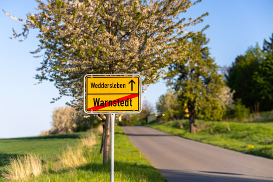 Ortsausgang Warnstedt