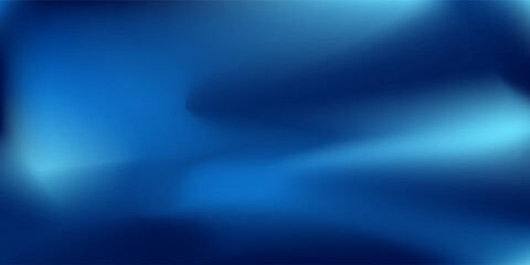 Obraz premium Abstract Dark Blue Gradient Background with Soft Mesh Liquid Texture. Modern Futuristic Vector Design for Cyber Security, Technology Web Header, Minimalist Presentation, and Corporate Backdrop.