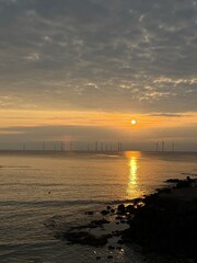 Obraz premium sunset over the sea