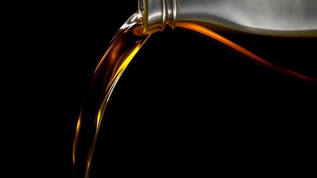 oligarchy. Dark amber liquid pouring from a flagon, creating a smooth arc. bar promotions, beverage menus, designed for product packaging and bar promotions, used by government communicators.
