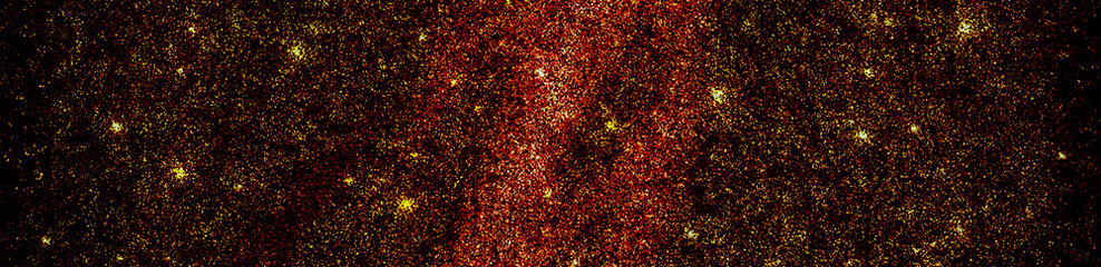 Fond futuriste de nébuleuse avec poussière d’étoiles rayonnante, adapté aux concepts technologiques. © enatabackground