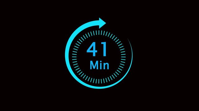 Blue circular arrow icon with dashes on dark background  rotating symbol