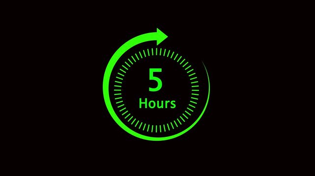 Green arrow circular progress indicator loading animation symbol  rotating green circular arrow with dashes