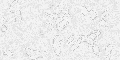 Fototapeta premium Modern White Terrain Pattern with Elegant Topography Lines and Layered Elevation Curves Soft Wave Layers with Smooth Abstract Look and Clean Background Composition