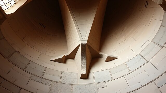 squinch. Architectural stone squinch supporting a historic dome, textured surface. real-estate listings, architecture portfolios, designed for interior renovation comparisons for interiors.
