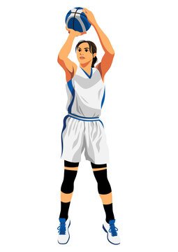 女子バスケットボール選手