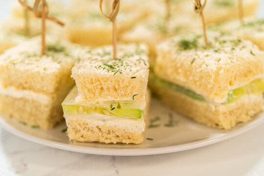 Mini Cucumber Sandwiches