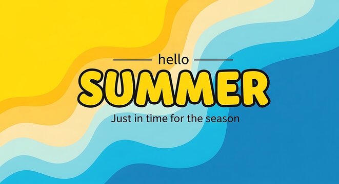 Hello summer just in time for the season