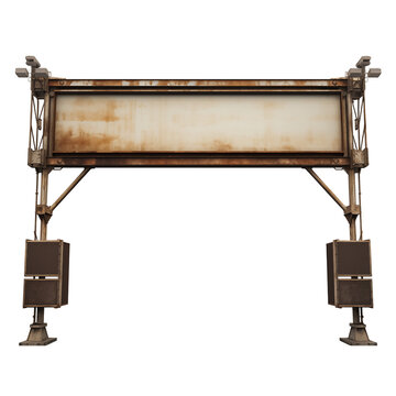 overhead sign gantry