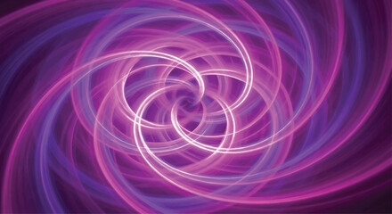 Fototapeta premium Purple Pink Swirling Light Trails Abstract Background