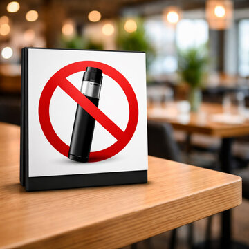 prohibici&oacute;n uso de vapo en esta zona