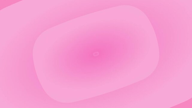 Seamless loop 2D inflated rectangle motion pink gradient zoom intro