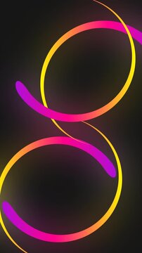 curved wavy lines tech futuristic motion background. dynamic abstract line waving loop line. Metaverse Abstract Seamless wave abstract lines stream 4K background loop