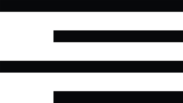 Vector Align Right Icon