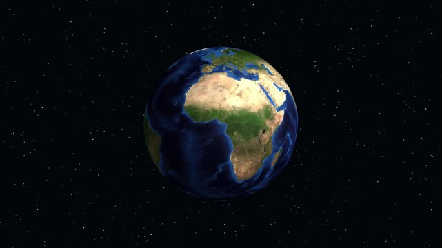 Satellite Zoom Animation from Space to Popayan Colombia in South America