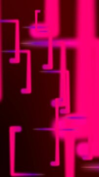 cybernetics network curved wavy lines tech futuristic motion background. dynamic abstract line waving loop line. Metaverse Abstract Seamless wave abstract lines stream 4K background loop