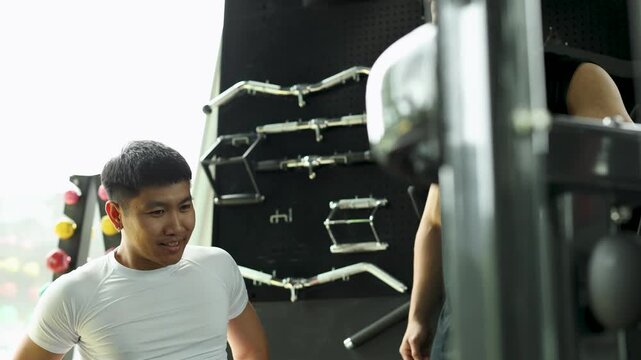 Personal Training Session in Bangkok Gym