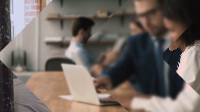 Modern Glass Blur Seamless Transitions