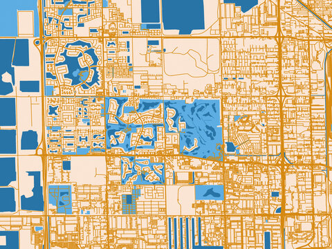City map of Doral, Florida