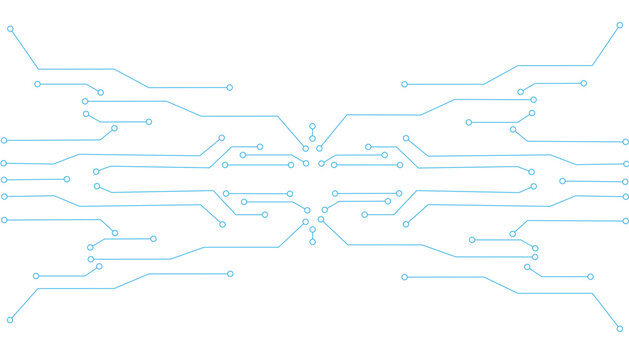 Abstract futuristic circuit board Illustration, Circuit board with various technology elements. Circuit board pattern for technology background. Vector illustration