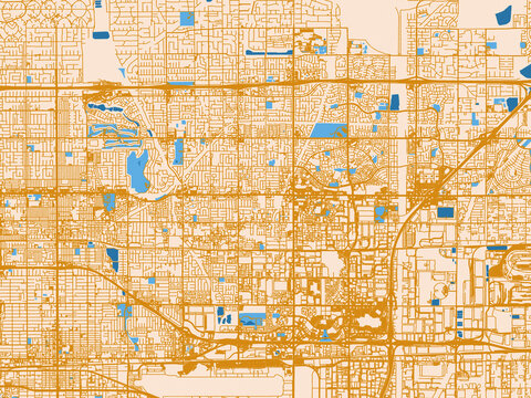 Rancho Cucamonga &ndash; street map, California