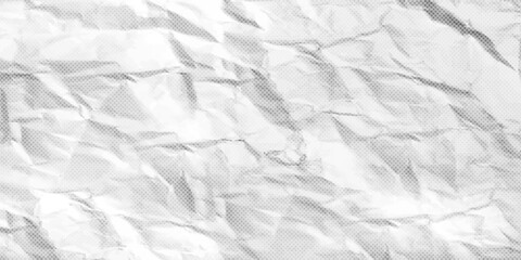 Obraz premium Gritty Paper Texture Background with Halftone Dots and Vintage Grain for Punk Collage or Magazine Design. Vector Illustration.