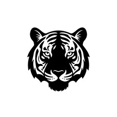 Fototapeta premium tiger head vector