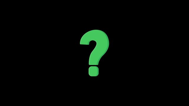 Question Concept Animation - Transparency
