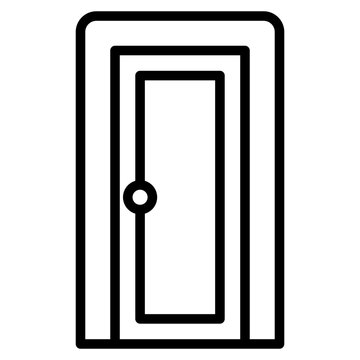 Door line icon