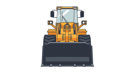 Heavy duty industrial construction bulldozer vehicle. © Fandi Comp