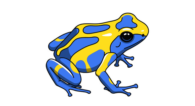 Poison Dart Frog Close Up Portrait 2.