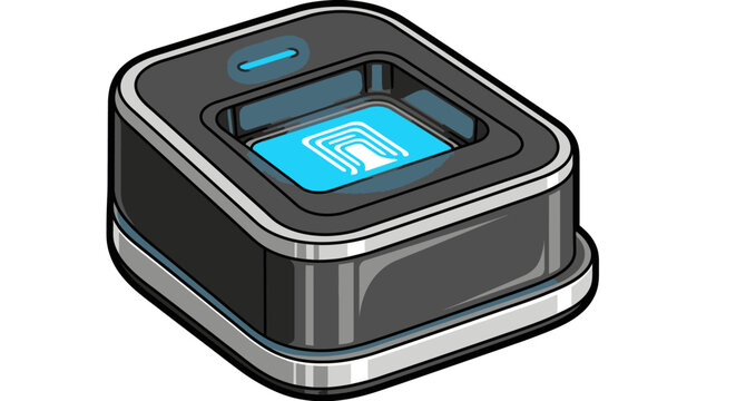 Smart Card Reader Device Closeup.