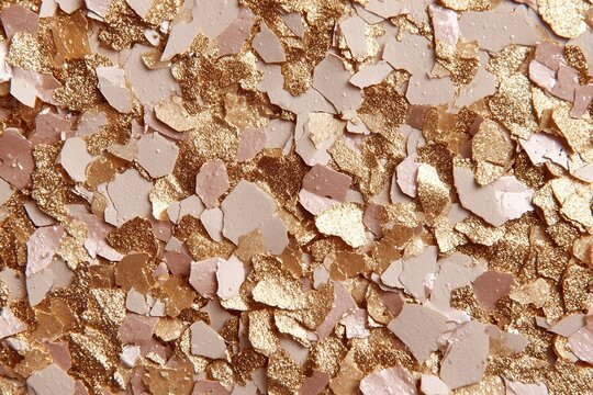 Matte mica flake scattered texture, champagne cream luxury subtle glitter abstract background