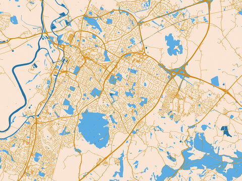 Gloucester, United Kingdom &ndash; urban map