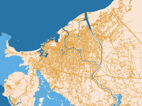 Banda Aceh, Indonesia &ndash; street map