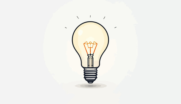 light bulb vector illustration