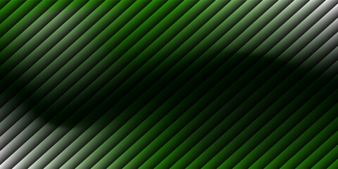 Obraz premium Dark green neon gradient ribbed glass. Vector ribbed glass texture background. Mesh gradient. acrylic ribbed bath surface. Reeded glass background semitransparent overlay. Bath wall window