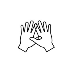 Obraz premium Hands forming a heart shape together.