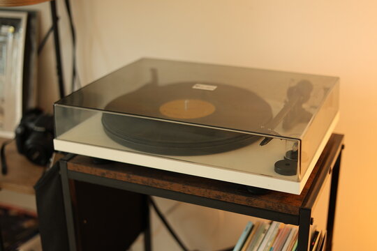 old vinyl on a white background