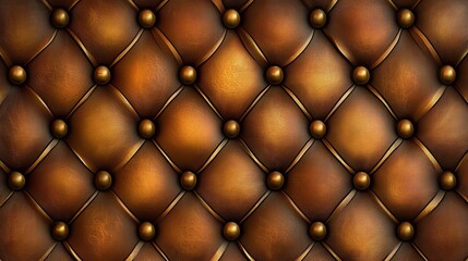Fototapeta premium Elegant Fabric Texture Material for Luxurious Sofas and Chairs Featuring Diamond Button Patterns