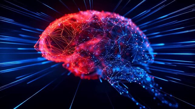 Abstract digital brain network